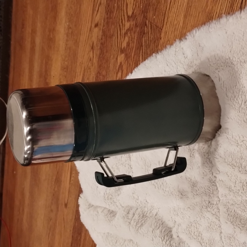 Stanley Green Thermos 24oz Wide Mouth Vintage - Picture 5 of 10